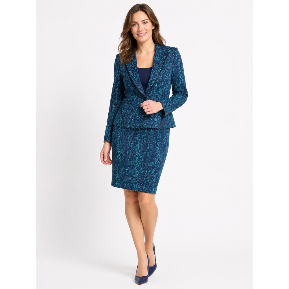 Tahari Skirt Suit Blazer Sz 10 Skirt Sz 8‎ NWT